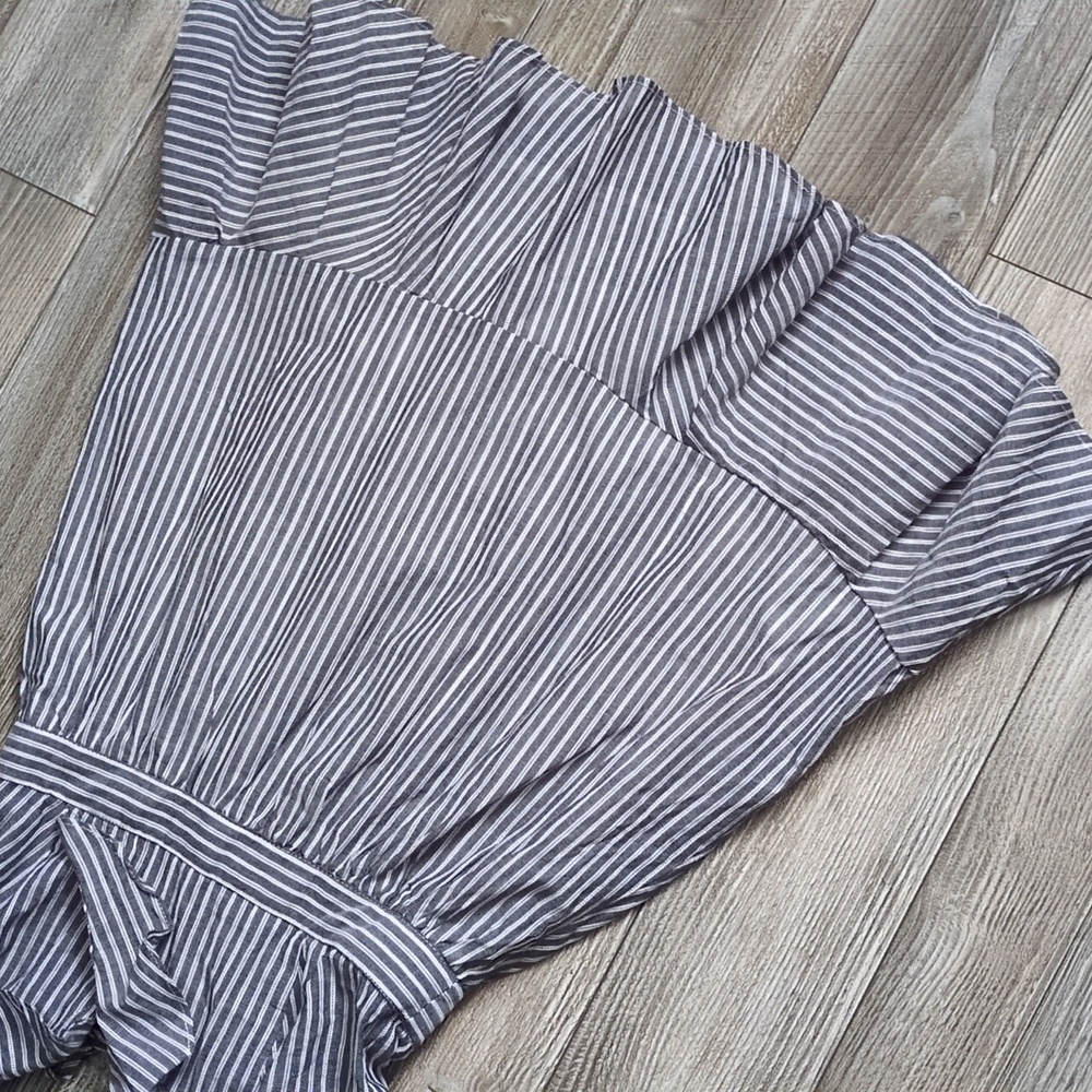 Harper & Me Striped Ruffle Dress S - Picture 3 of 5